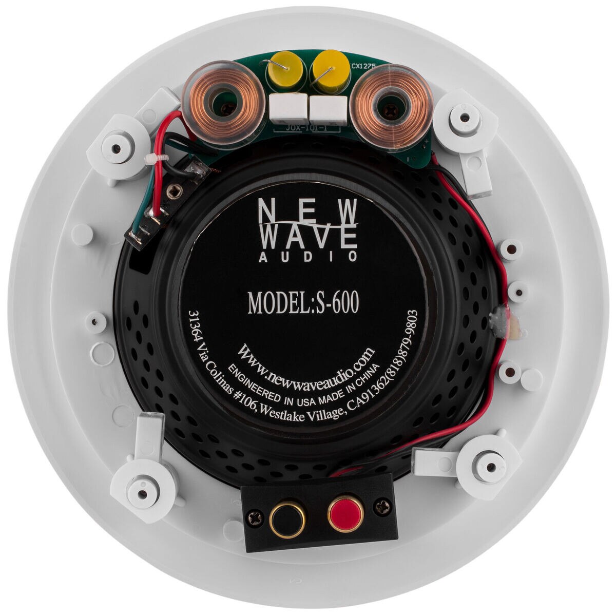 New Wave Audio S600 61/2" 2Way Titanium Coated Ceiling Speaker